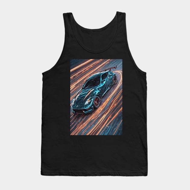 JDM Drifter Tank Top by FurryBallBunny